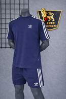 Conjunto Adidas Retrô Azul Marinho
