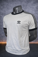 Camisa Adidas Retrô Cinza