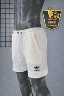 Short Moletom Adidas Retrô Off White