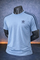 Camisa Adidas Retrô Azul Bebê